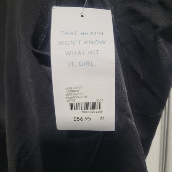 Cacique Blouson Tankini Top NWT - Picture 3 of 6